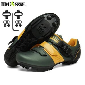 Сапоги New MTB Cycling Shoe Men Men Women Bike Sneakers Winter Spd Triathlon Speed Clits Плоские наружные обувь Cycl Mountain Bicycle Shoes