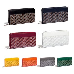 Mirror Quality Designer Wallet Card Holders Womens Long Wallet Matignon Leather Zipper Coin Purses Luxury Gift Clutch Cardholder Card Case Lady Mens Bag Key Wallets