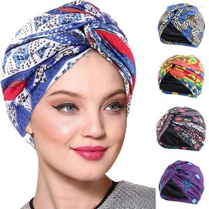 Ethnic Clothing Muslim Women Inner Hijab Scarf Twist Turban Chemo Caps Satin Lining Stretch Headscarf Head Wrap Banadan Beanies Bonnet