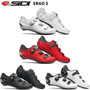 Scarpe Sidi Ergo 5 Road Lock Scarpe Scarpe Vent Carbon Scarpe da strada Scarpe da ciclismo Scarpe da bicicletta