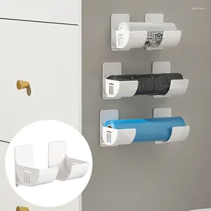 Portaoggetti da cucina a parete per frigorifero, organizer per sacchetti della spazzatura, contenitore per rifiuti, sacchetto di plastica, contenitore per pellicola, dispenser per scaffale