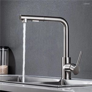 Bathroom Sink Faucets Copper Brass Tap Black Free Bath Room Gun Gray Grey Face Brush Kitchen Cold Water Pull Out Faucet Wash Stream Sprayer