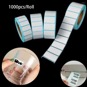 Present Wrap 1000pcs/Roll Adhesive Thermal Label Sticker Paper Supermarket Pris tomt Direkttryck Waterproof