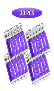 Bulk 20st Rectangle 2GB USB 20 Flash Drives Flash Pen Drive High Speed ​​Memory Stick Thumb Smit för Computer Laptop Tablet MUL9998195