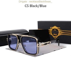 Vintage Sunglasses square Women's Sun glasses Fashion Designer Shades Luxury Golden Frame UV400 Gradient LXN-EVO DITA seventiethly vain loguat IT4A