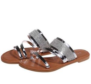 Hbp não-marca verão nova moda casual slides sapatos de couro barato sandálias planas plus size 43 mulher sandálias sapatos verão plana senhoras