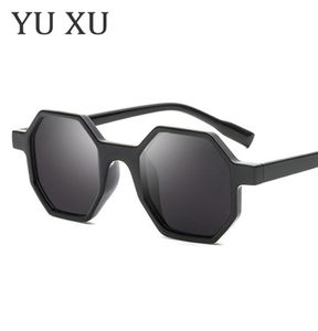 Yu Xu New Fashion Octagon Sun Glasses Women Brand Designer Polygon Sunglasses Men Luxury Square Sun Glasses UV400 H536820376