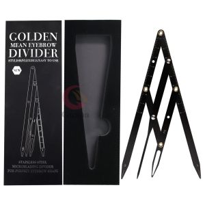 Accessorier 1pc Ny design Gyllene Mean Mean Calipers Eyebrow Microblading levererar Golden Ratio Calipers Permanent Makeup Measure Tools Tools