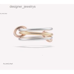 Spinelli Kilcollin Pierścienie projektant marki Nowy w luksusowej drobnej biżuterii srebrne srebrne raneth Pierścień 771