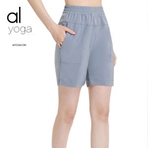 2024ALOYOGA Women Summer New Shorts Oryginalny garnitur, prowadzący szorty sportowe tenisowe, spodenki fitness hurtowe