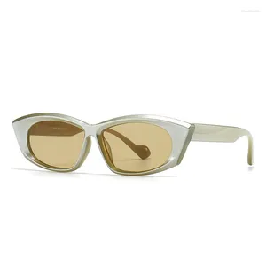 Sonnenbrille Y2K Vintage Designer Polygon Frauen Für Männer Fashion Shades Trend Punk Hip Hop Brillen Sonnenbrille UV400