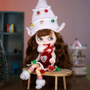 ICY DBS Blyth Doll Xmas Christmas Halloween Combination Including Clothes Shoes Hand Set AB Cosplay Dressing 16 BJD 240311