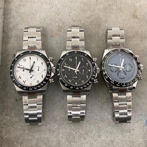Top Clones Relógio clone de design masculino de luxo 43 mm em aço inoxidável VK relógio com código de tempo, safira luminosa à prova d'água de alto grau Cloni di primo livello Spitzenuhr