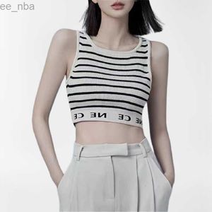 Tank Top Designer CE Crop Top Womens Tops Tees Tanks Camis Sport Leisure Sexig botten Väst av axel Tank Top Casual ärmlös backless Top Shirts