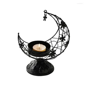 Подсвечники Moon Tealight Металлическая подставка для чайного светильника Подставки для украшения дома