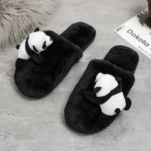 Buty Hug Panda Home Slipper dla kobiet dziecko zima pluszowe buty na podłodze w pomieszcze