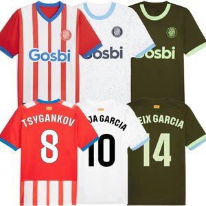 23 24 Girona FC Futbol Formaları Stuani 2023 2024 Evde Castellanos Valery Toni Borja Garcia Villa Aleix Garcia Futbol Gömlekleri Tsygankov Camiseta de Futbol