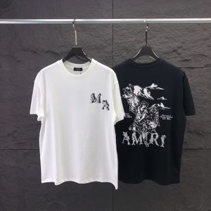 2024 Новый дизайнер роскошной футболки качественный писем Tee Tee Spring Summer Summer Tide Мужчины и женские футболки M-3XL #07