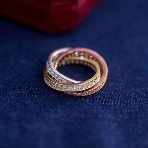 Skruv Carter Rings Nail Sterling Silver Card Three Ring Female Versatile Circle Multi Layered Personalized Finger 9T29