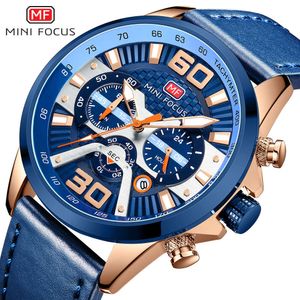 Orologio da uomo MINI FOCUS Night Glow impermeabile (cintura intercambiabile) 0336G