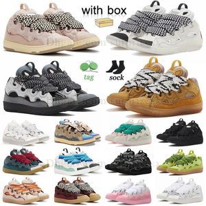 Authentische Wanderschuhe mit Plateausohle und Box-Kleidschuhen, Kalbsleder, Rosa, Herren und Damen, dreifach schwarz, Scarpe Lavines Sliver Paris, geprägter Gummi-Curb-Lila-Sneaker