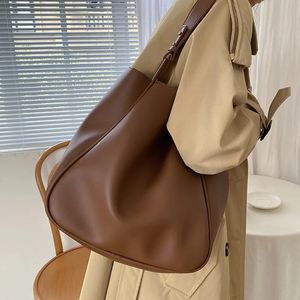 CGCBAG Luxury Tote Bag Woman Trend Large Capacity Female Shoulder Bag High Quality PU Leather Simple Designer Woman Handbag 240309