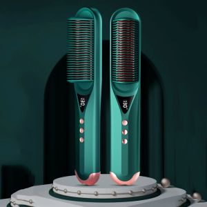 Szczotki Elektryczne prostownicy stylizacji włosów Curling Hair Anion Hair Care Commh Ceramiczne narzędzia do pielęgnacji włosów na suche włosy