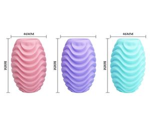 New 3pcsset Portable Male Penis Masturbator Pocket Pussy Cup Egg Silicone Realistic Vagina G Spot Sex Toys For Men Adult Games3206254