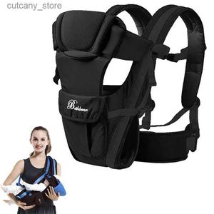 Carriers Slings Backpacks Beth Bear Baby Carrier Backpack Breathable Front Facing 4 in 1 Infant Comfortable Sling Backpack Pouch Wrap Baby Kangaroo New L240318