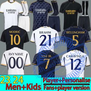 scotland BELLINGHAM 23/24 Soccer Jerseys VINI JR MBAPPE MODRIC Fans Player 2023 2024 Football Shirt Real Madrids Rodrygo CAMAVINGA Camisetas Men Kids Kit Unif 423