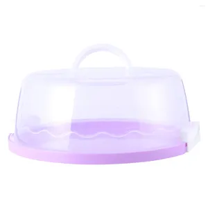 Take Out Containers Cake Dome Cover Portable Safe Box Transparent Birthday Cupcake Stand Packing Container