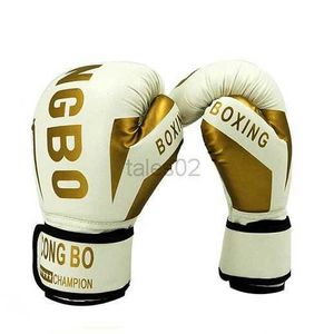 Skyddsutrustning Ny vuxen Sanda Bag Fighting -handskar för män och kvinnor Allmän professionell träning Fitnessutrustning Förtjockade boxhandskar YQ240318