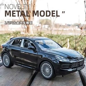 Druckguss-Modellautos 1:24 Porsche Cayenne S Turbo SUV Legierungsautomodell Druckguss Metallspielzeugautomodell Simulation Sound Licht Sammlung Kindergeschenk F384L2403