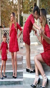 vestido mãe e filha crianças roupas pai filho 2019 Mamãe e eu família combinando mãe filha vestidos roupas3426623