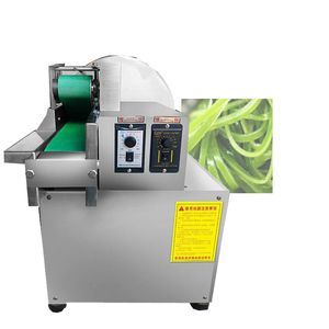 Máquina de corte vegetal industrial comercial multifuncional para raiz de salsa, espinafre e repolho