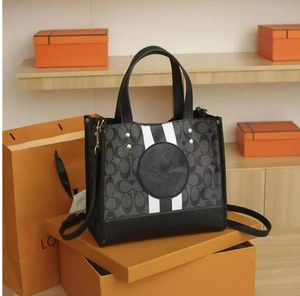 Senhoras sacola designer saco de lona alça longa crossbody sacos de ombro Dempsey bolsa de compras das mulheres bolsas carteiras