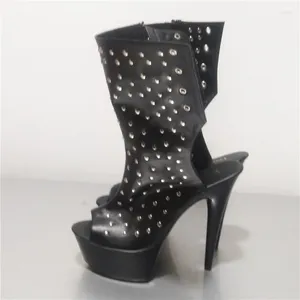 Dance Buty Ultra High 15cm seksowne zespoły obcasowe dla kobiecych botów.