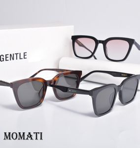 2021 NY STILT SQUARE SUNGLASSESS ACETATE POLARISERAD UV400 GENLTE MOMATI SUNGLASSES Kvinnor Män Glass 8845614