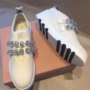 women's casual shoes inlaid with diamond chain decorative flat shoes summer outdoor shopping travel casual sandshoe