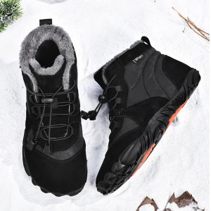 Shoes 2023 Winter Boots Outdoor Male Snow Boots Cozy Men Women Snow Barefoot Shoes NonSlip Waterproof Casual Winter Ankle Sneakers