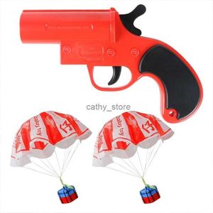 Realistic Signal Guns Throwing Parachute Family Games Preschool Education Toys Miniature Novelty Toy Launching Toy SetL2403