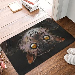 Carpets Bat Non-slip Doormat Carpet Bath Kitchen Mat Welcome Flannel Decorative