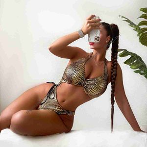 Kadın bikinis set yeni tek parça mayo ile düğümlü bikini mayo ile kadın kayış mayo sırtsız bikini6508 tasarımcı seksi bikini mayo moda mayo