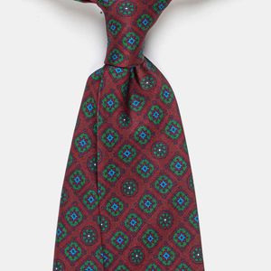 أزياء Necktie Men's Wedding Silk Neckties Ties Ties Silk Red Tie