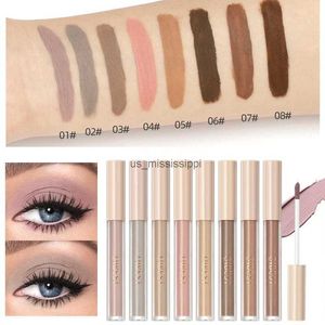 Eye Shadow Matte Liquid Eyeshadow Cream Smooth Nude Eye Makeup Long Lasting Waterproof Eye Shdaow Stick Dual Purpose Contour ShadowL2403