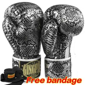 Protective Gear GINGPAI Kick Boxing Gloves Women/Men Handwraps Bandage Hand Wrap Muay Thai MMA Karate Adults Kids Punch Training Equipments yq240318