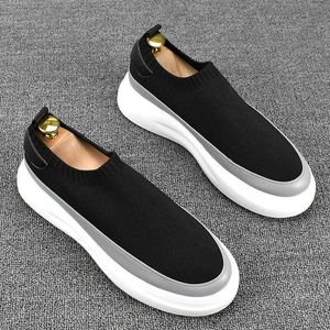 HBP Non-Brand Spring new low-cut breathable trend flying woven lightweight INS casual shoes sneakers Korean men