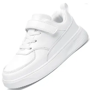 625 Casual Bambini Bambini Scarpe bianche Scarpe da ginnastica nere Moda Chaussure Enfant Ragazzi traspiranti Tenis Infantil Menino 495