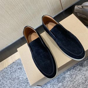 Scarpe da guida piatte da uomo in pelle scamosciata alte più vendute Scarpe casual Scarpe da ginnastica di lusso LP Open Walk Scarpe casual piatte in pelle da donna Abito firmato da spedizione gratuita