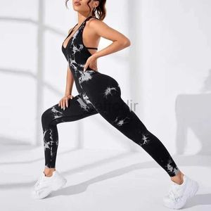 Mulheres Tracksuits Sexy Backless Sling Mulheres Temporadas Completas Casual Fitness Sporty Playsuit Sem Mangas Slim Activewear Tudo em Macacão Roupas 24318